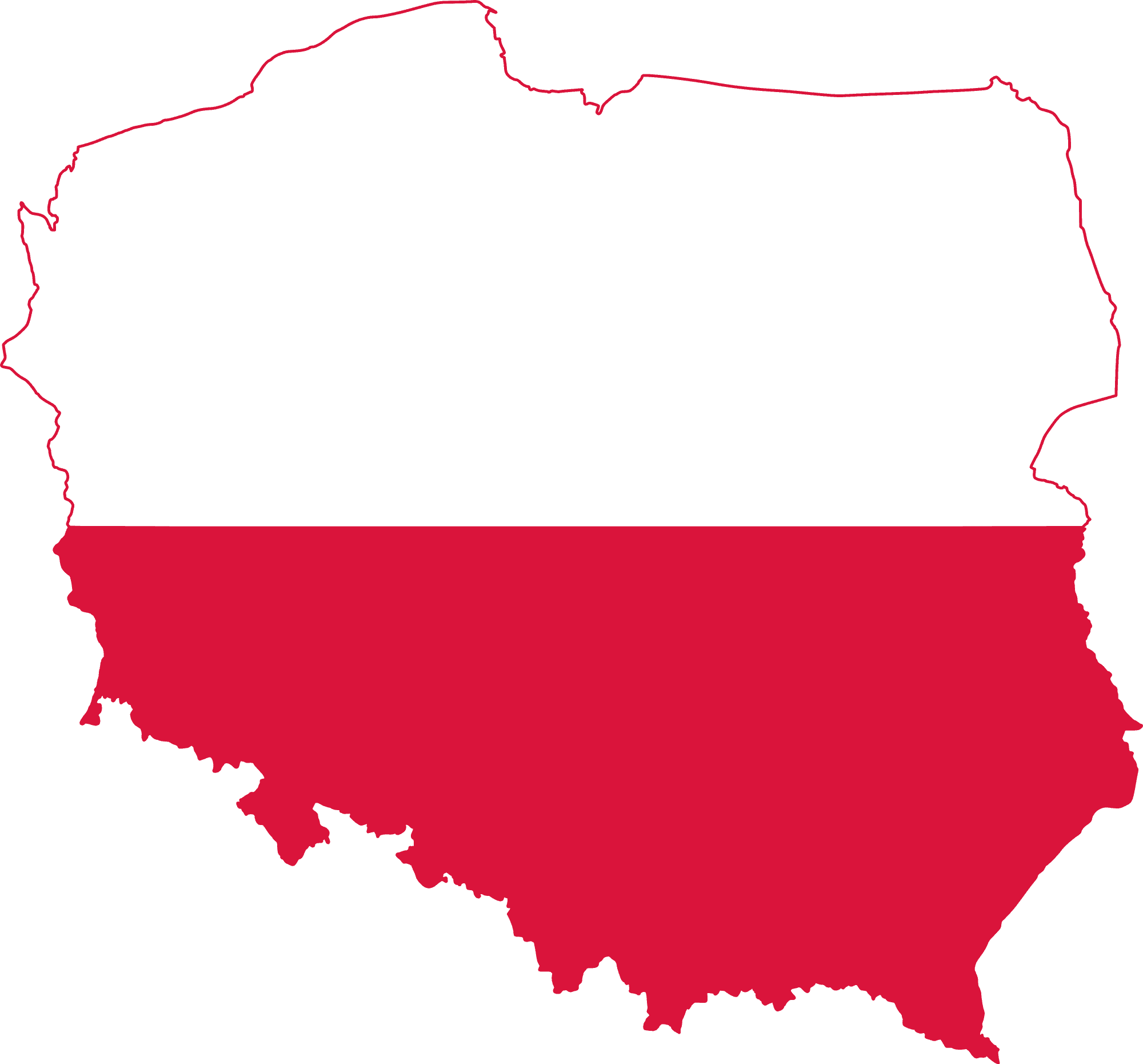 Karte von Polen